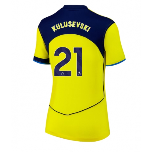 Billige Fotballdrakt Tottenham Hotspur Dejan Kulusevski #21 Replika Tredjedrakt Dame 2025-26 Kortermet Billige Fotballdrakt Tottenham Hotspur Dejan Kulusevski #21 Replika Tredjedrakt Dame 2025-26 Kortermet